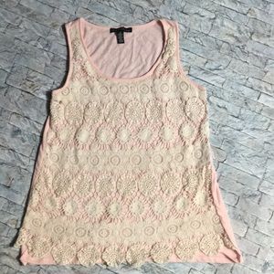 🌺French Laundry 1X 100% cotton Pink Tank